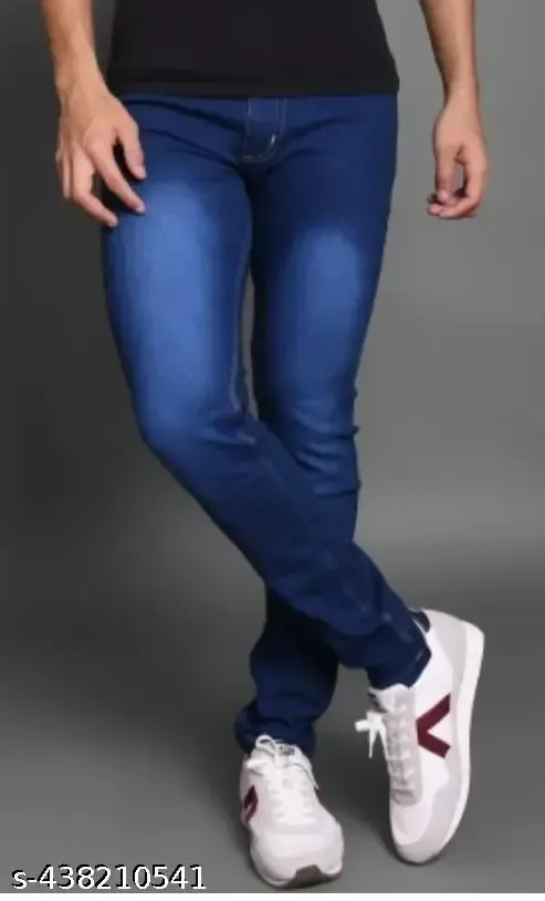 Men blue fashionable Jean's