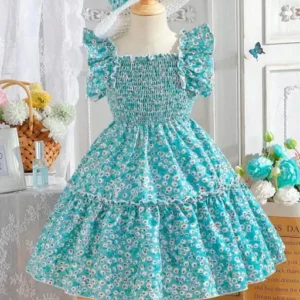 kidsa frock | new style frock | girl frock combo | festive frock