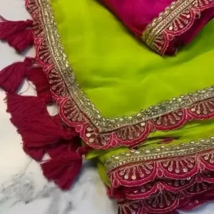 georgette sarees party wear