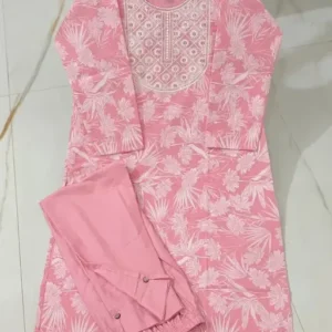 Pink kurti pant