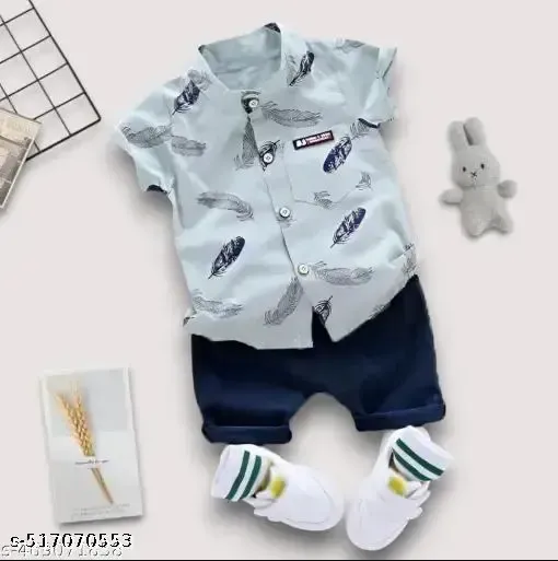 Baby Boys Casual shirt and shorts Clothing Set