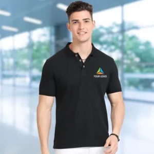 CLOTVIN MEN SELF DESIGN POLO T SHIRT FOR MEN AND BOYS