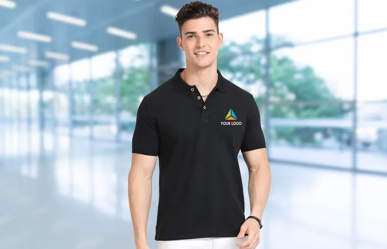 CLOTVIN MEN SELF DESIGN POLO T SHIRT FOR MEN AND BOYS