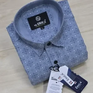 DIVIK's Pure Cotton Blend Star Digital Printed Formal / casual shirts for man