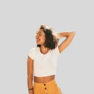 The Timeless Linen-Blend White Top